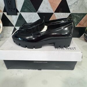 NWOT Nine West Women's Maibel 3 Lug Sole Penny Loafers